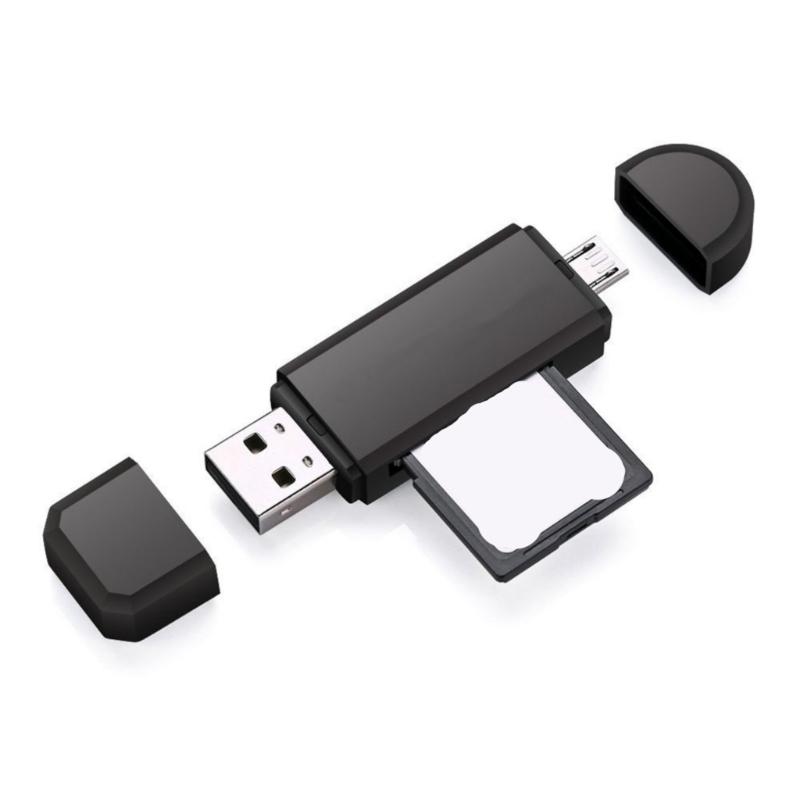 Портативный картридер для карт памяти Картридер Type-C USB 2.0 Картридер-записывающее устройство для телефона, планшета