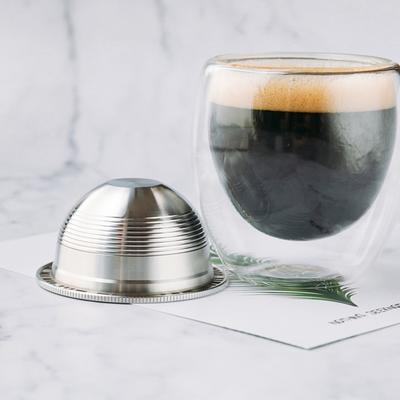 Многоразовые капсулы из нержавеющей стали для Nespresso VertuoPlus, многоразовые капсулы для VertuoLine