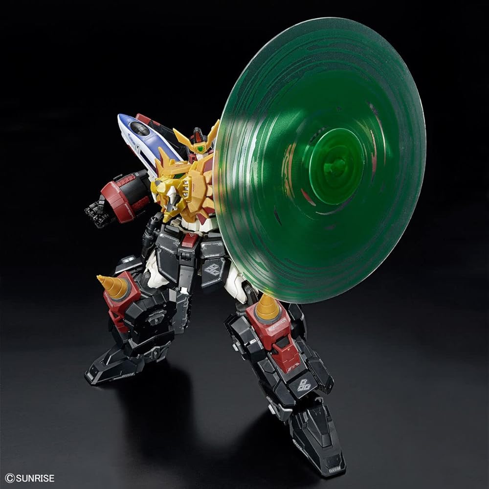 Bandai Spirits RG Gaogaigar Пластиковая модель-конструктор с цветовой кодировкой, масштаб 1/144, Коллекционная фигурка