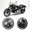 7 Inch Wrangler Headlight LED with Angel Eyes for Harley Motorcycle Modification