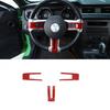 Красная накладка-декорация на руль, внутренняя, для Ford Mustang 2009-2013, США