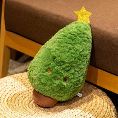 Мультяшный Инс Стиль Зеленая Рождественская Елка Кукла Подушка Плюшевое Украшение Орнамент Рождественский Подарок Кукла