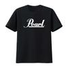 Футболка с логотипом Pearl Drums Черно-белая Рок-н-ролл с культовым винтажным дизайном Унисекс Мягкая Мужская и Женская