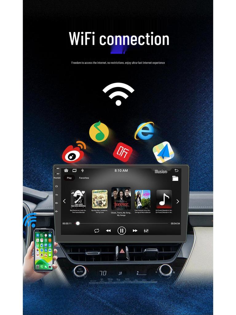Peugeot 508 7-inch Navigation Touch Screen Hardware with Carplay