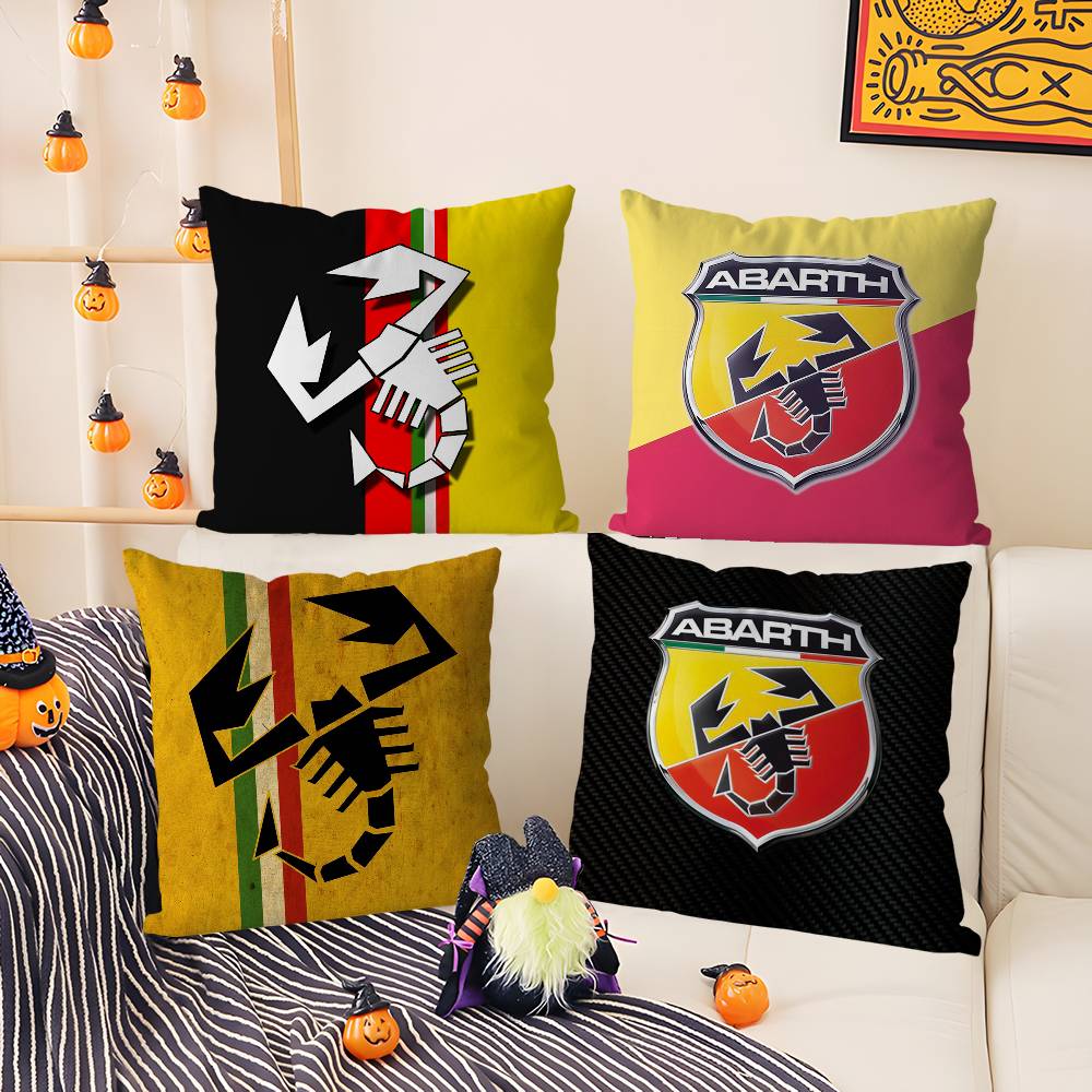 A-Abarth Скорпион Наволочка для дома, общежития, спинки стула, короткий плюш, двусторонняя печать, подушка для офисного сна
