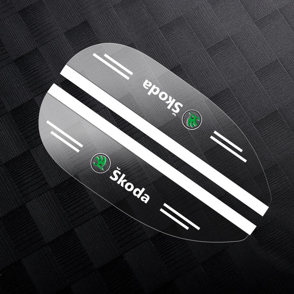 WUM1 New style PVC Rainproof Eyebrow Cover for Car Rearview Mirrors - Side Shield, Suitable for Skoda Models