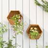 VidaXL Wall Planters 2 Pcs Rusty Corten Steel 30x10x25 Cm 823684