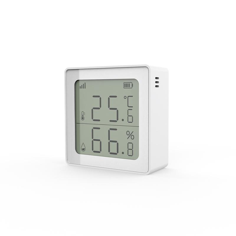 Mini Digital Thermometer Hygrometer Zigbee 2.4GHz Wireless Sensor App Control Smart Home Data Logging Greenhouse 80m Range 3V