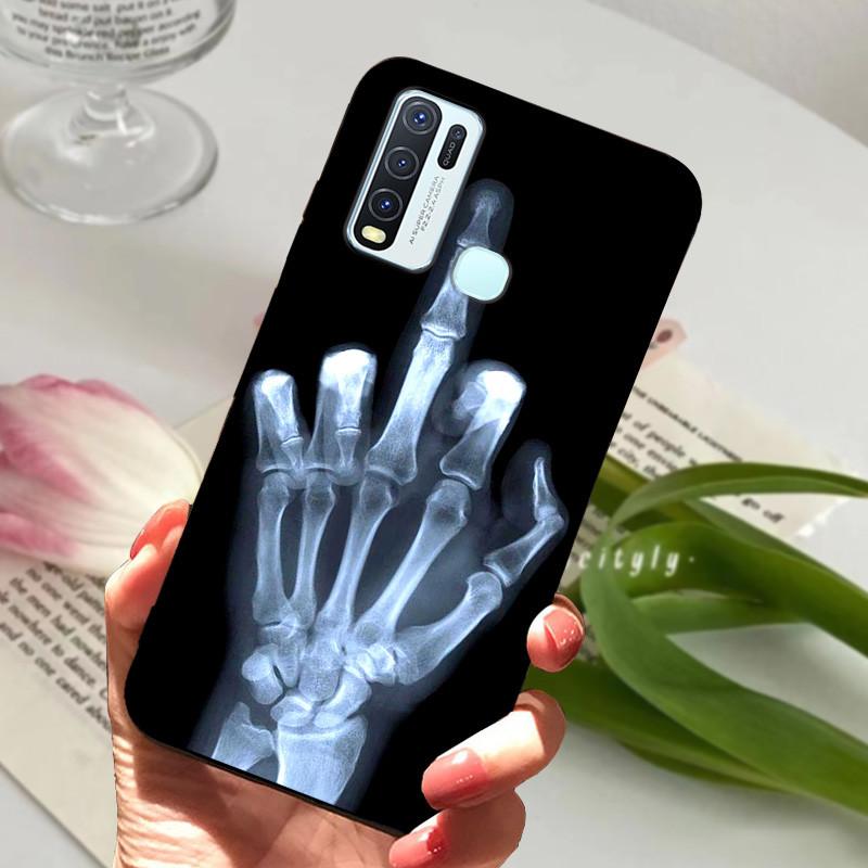 Для Vivo Y30 1938 Y50 1935 Чехол животное Силиконовый Мягкий ТПУ Задние крышки Для Vivo Y 30 50 Y30 2020 Чехол Защитный Мультяшный Funda