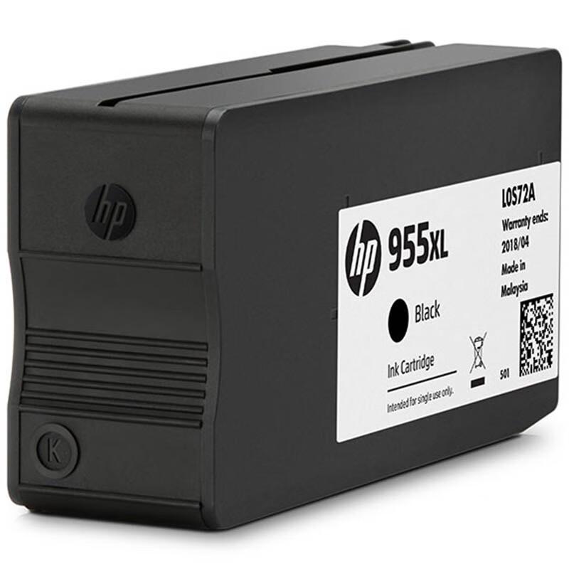 HP Оригинальный черный картридж повышенной емкости 955XL