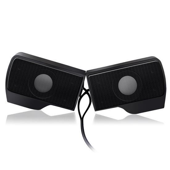 Зажим для компьютерного динамика USB 3,5 мм, провод, регулировка громкости, стереозвук, портативный мини-ноутбук, настольный ПК, звуковая коробка, сабвуфер