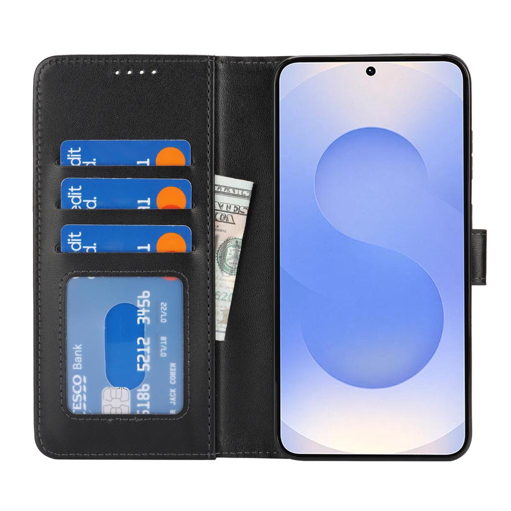 Для Samsung Galaxy S24 Чехол-подставка Противоударный Кожаный Чехол-кошелек для телефона