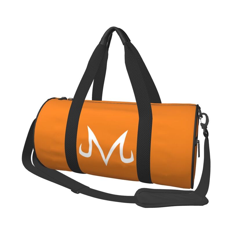 Majin Buu Print Round Travel Duffel Bags Sports Gym Bag Shoes Compartment for Men Women Waterproof Foldable Lightweight Bag