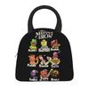 Kermit The Frog Pattern The Muppets Show Insulated Lunch Bags Meal Container Cooler Bag Tote Lunch Box Beach  Travel Food Bag