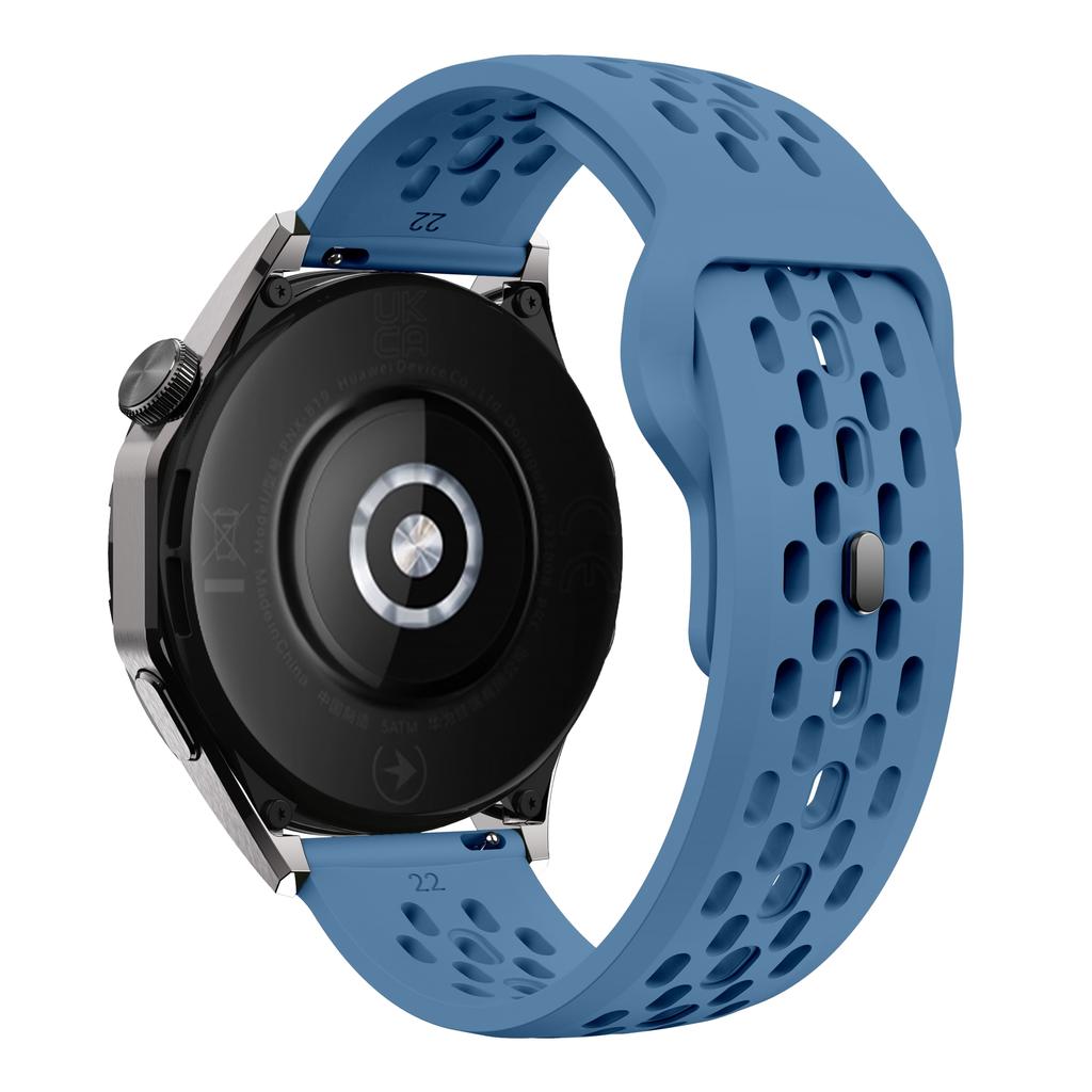 Для Garmin Venu 3 / Venu 2 / Vivoactive 4 22 мм ремешок для часов замена полого силиконового ремешка на запястье