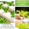 AEE2-Hydroponic Garden Accessories Pod Kit Growing Basket, Transparent Insulation Cover, Plant Growing Sponge, Label
