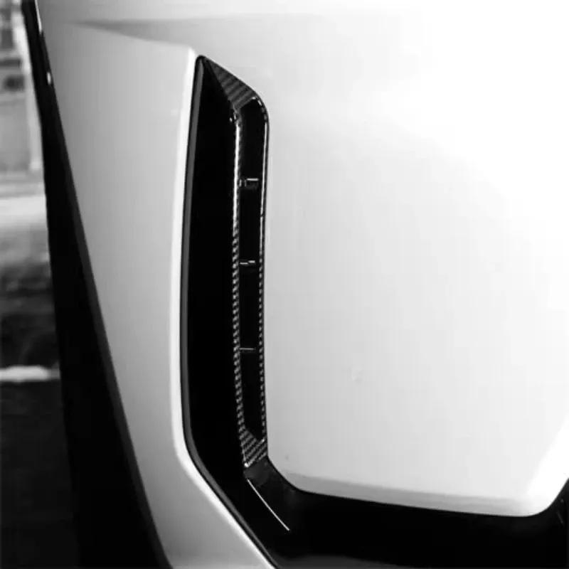 Накладка на передний противотуманный фонарь для Kia SORENTO с левым и правым рулем - Декорация экстерьера из красного углеволокна, аксессуары для внутренней модификации