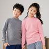 Children Sweater 100% Merino Wool Kids Winter Thick Wool Pullover Soft Warm Autumn Jumper Knit Top