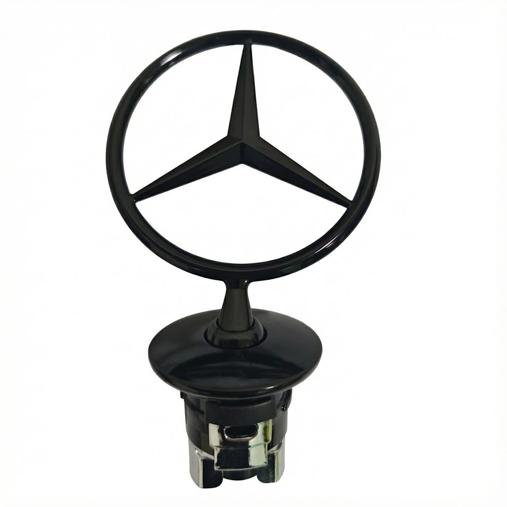 AABGV1 Car Bonnet Label Badge 3D Star Zinc Alloy Car Front Hood Emblem Mercedes Benz  W203 W204 W205 W206 W212 W213 W222 W223 E300