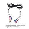 Audiometer Headphone Cable Air Transducers Headset Wire for Conduction Hearing Tester