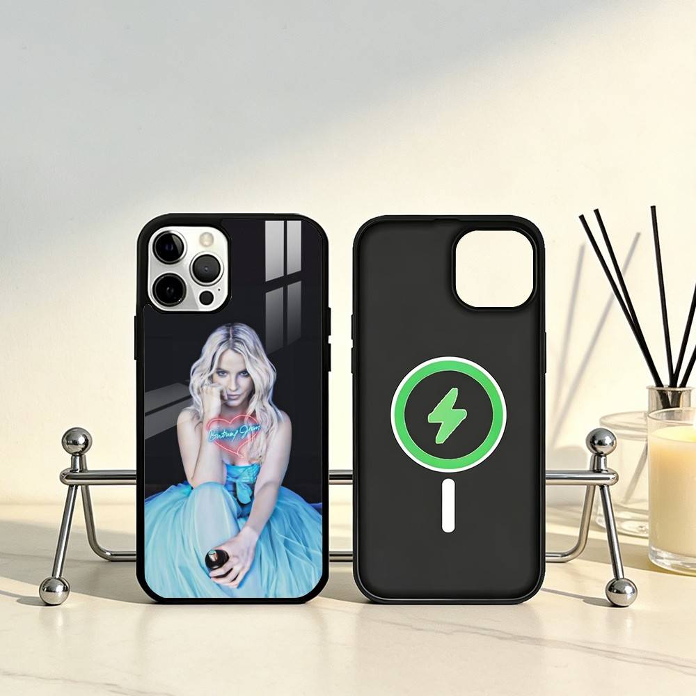 Чехол для телефона Britney SINGER S-Spears Для iPhone17,16,15,14,13,12,11 Plus,Pro Max Магнитный Для Magsafe Беспроводной Зарядки