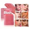 Flat Tube Fruit Blush Stick Two-in-one Lipstick, Easy To Apply Color and Highlight, Contour and Rouge, Convenient and Easy To Carry