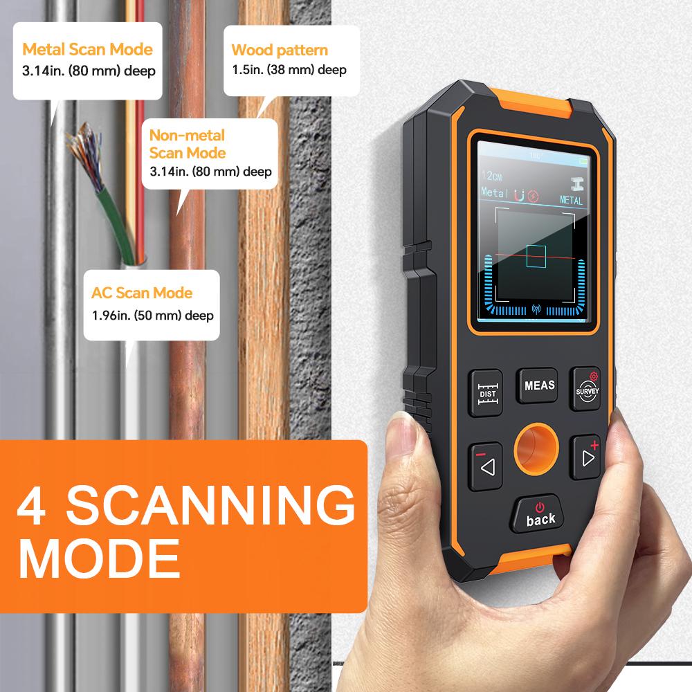 Металлодетектор NOYAFA NF-513S Поиск проводов Трассоискатель подземных кабелей для обнаружения AC Металла Дерева в стенах - Инструмент для поиска кабелей