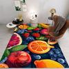 Фруктовый ковер Мультяшный Гостиная Спальня Кухня Диванный столик Балконный коврик Нескользящий Моющийся коврик Изысканные домашние украшения