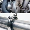 2/2.5/3/3.5/4 Inch Male/Female V-Band Clamp Flange Kit Turbo Downpipe Wastegate V-band Turbo Exhaust Pipes Car Auto Parts Accessories