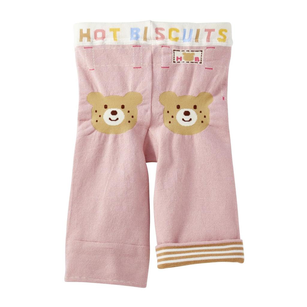 MIKIHOUSE HOT BISCUITS Baby Leggings for Boys and Size S Girls, Pink, (70-80cm), 70-9808-686