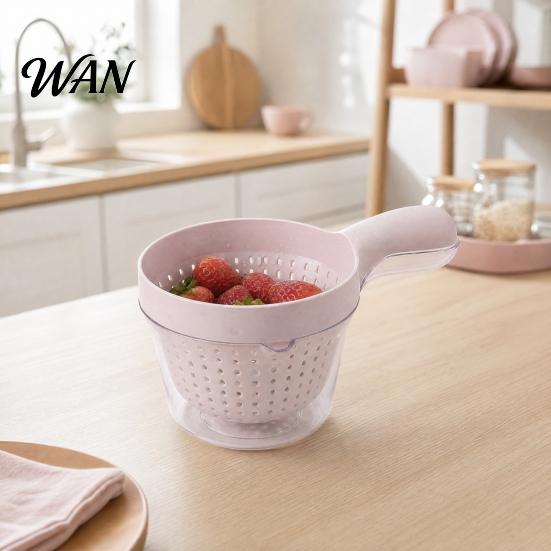Water Drainage Sink Basket Kitchen Drain Basket, Corner Food Scrap Collector, Waste Durable Easy-Clean Utility for Fruits Vegetables Trap