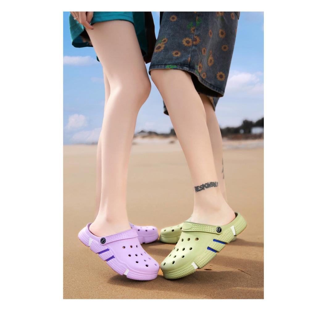 Летние мужские туфли Cave Shoes, тренд на нескользящие сандалии с мягкой подошвой и полым носком, мужские пляжные тапочки с толстой подошвой