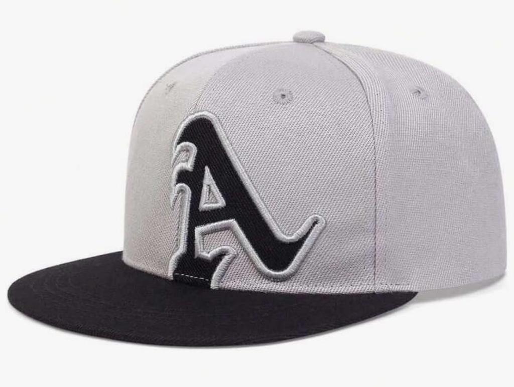 Sproutsy Men's Flat Cap, Snapback Hat, Stylish Streetwear Baseball Cap, Size A (Gray)