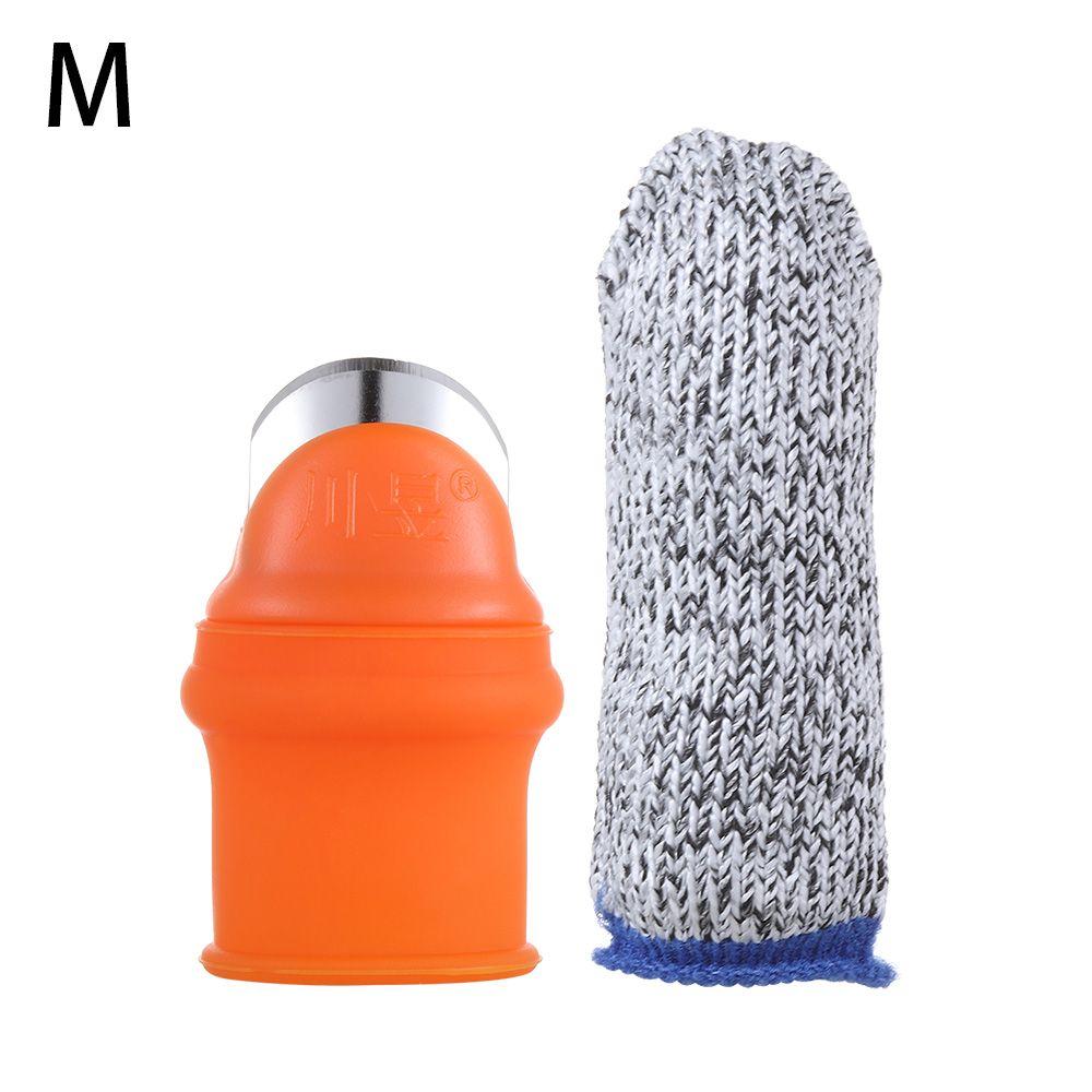 Инструмент для сбора урожая Садовые принадлежности Нож для большого пальца Сборщик бобов Защита пальцев Защитный чехол для пальцев, устойчивый к порезам