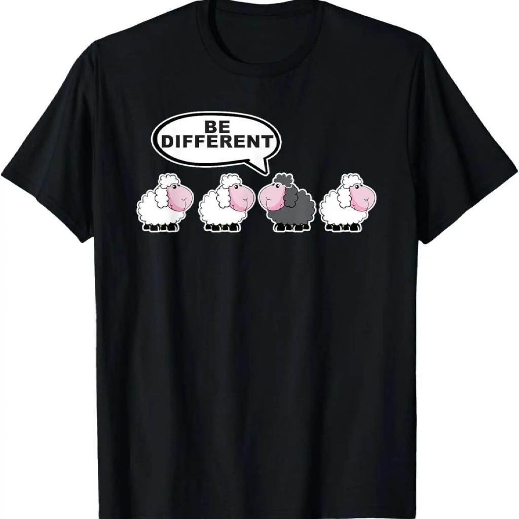 Be Different funny black sheep T-Shirt