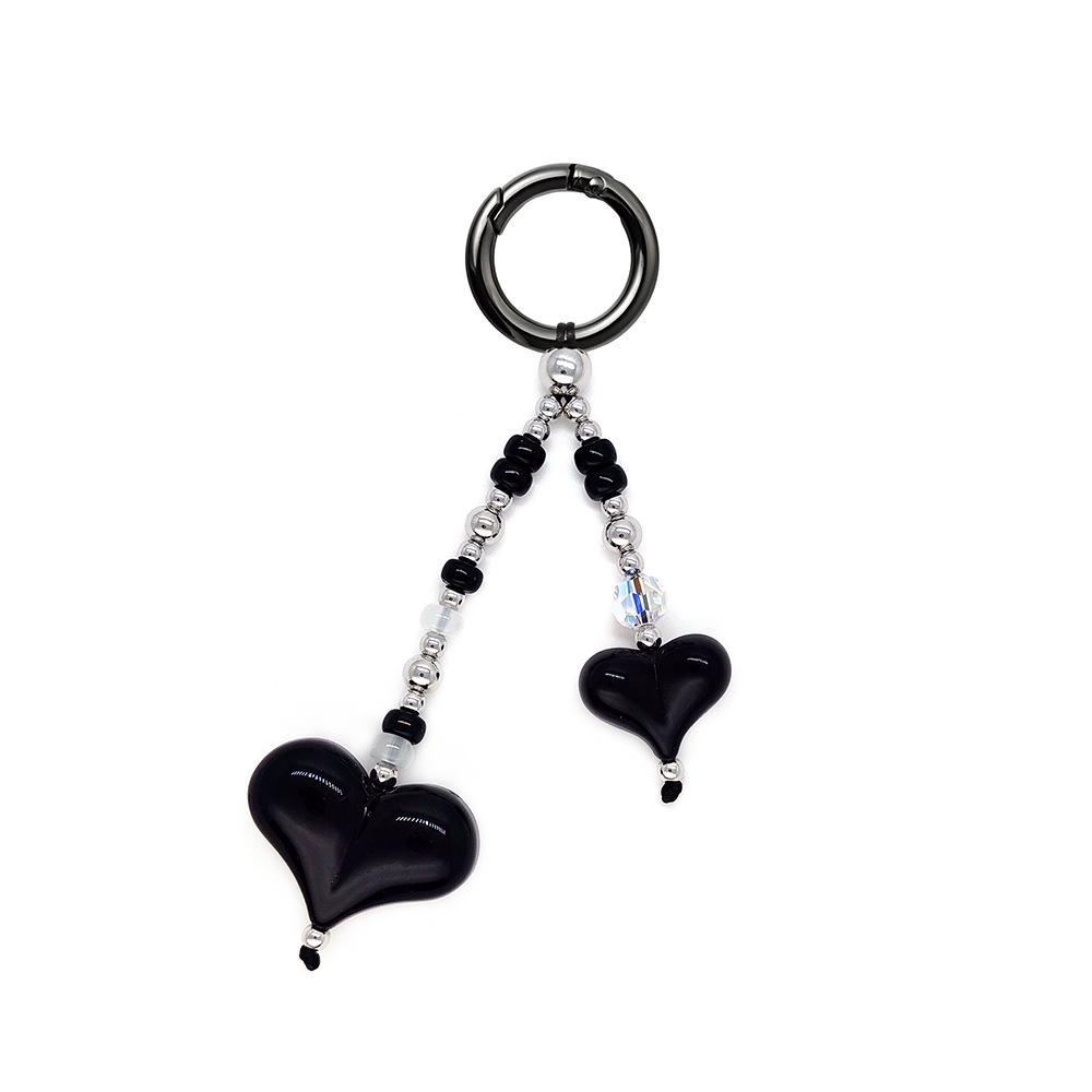 Подвеска из натурального камня ручной работы: Милый универсальный брелок для девочек