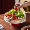 Large Capacity Dried Fruit Plate Plastic Snack Tray Jewelry Storage Tray  Entryway Display