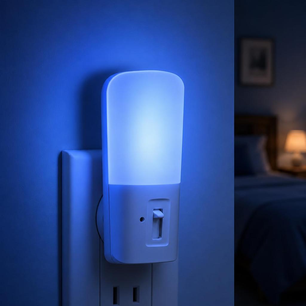 L LOHAS LED Kids Night Lights Plug in, RGB Color Changing Night Lights