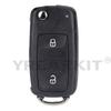 Складной чехол-брелок для ключа-выкидушки Volkswagen Vw Skoda Golf Passat Polo Jetta Touran Bora Sharan 2/3/4 кнопки