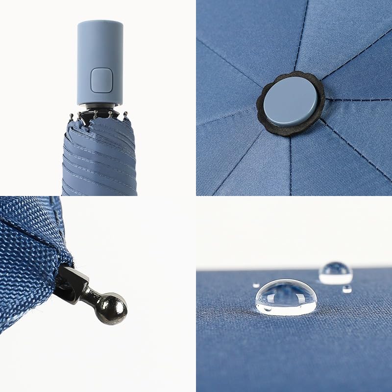 Vapology UV автоматический открывающийся и легкий складной зонт для солнечной и дождливой погоды, ветро- и водонепроницаемый для [99,9% защиты, закрывается]