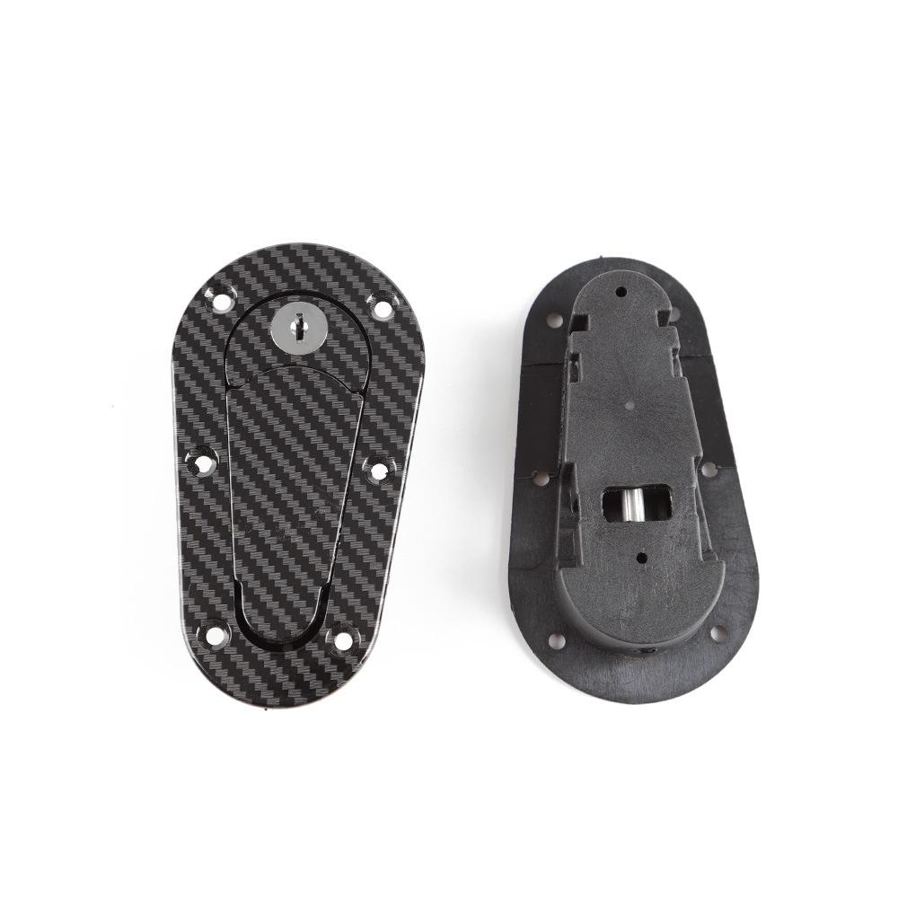 2Pcs Black Front Hood Engine Bonnet Pin Latch Lock Universal for Racing Car, Safety Protection with / without keys