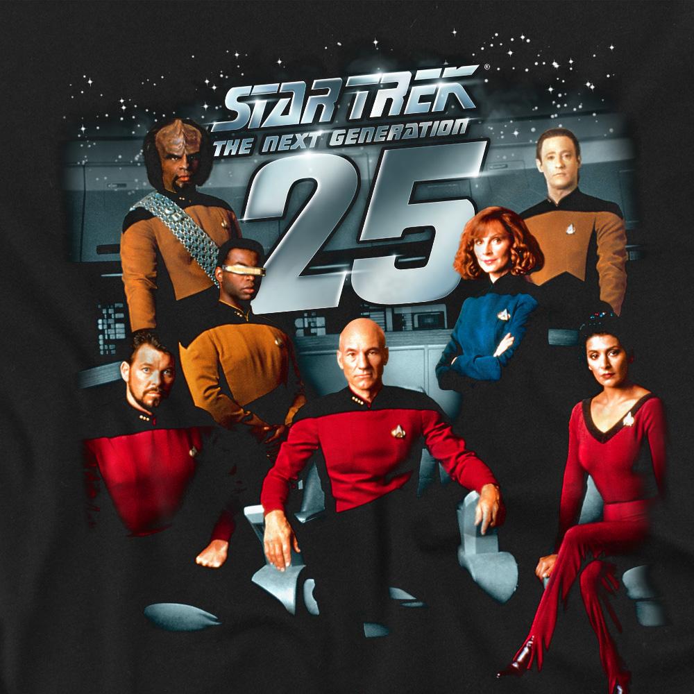 Star Trek Mens 25th Anniversary T-Shirt