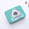 Mini Tin Box With Lid Portable Rectangular Small Storage Container Empty Candy Cases Pill Boxes Gift Packaging Organizer