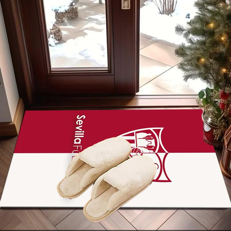 Sevilla Fc Crest Design Area Rug for Office, Chair Rug, Decorative Carpet Livingroom Mat, Large Size Fan gifts Christmas gifts