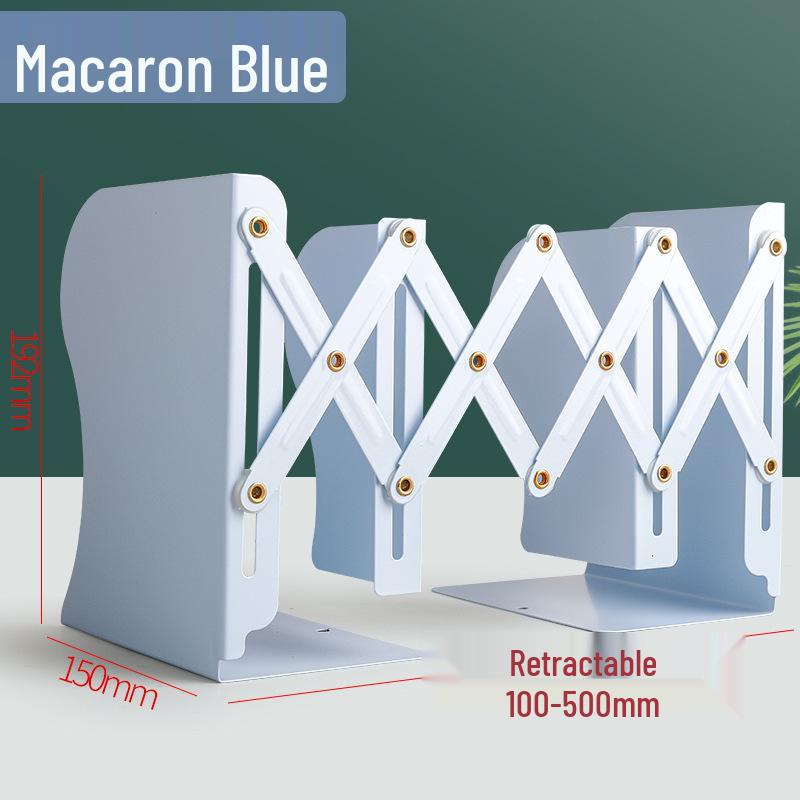 Выдвижные железные книжные полки-книгодержатели - Многофункциональная складная подставка для студентов