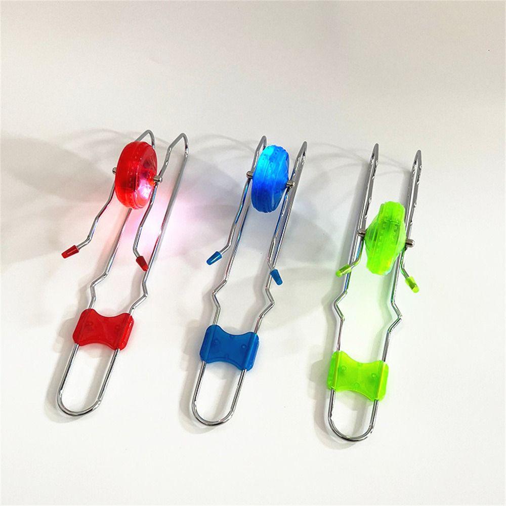 Sensory Toys Magnetic Rail Yoyo Flashing Lighted Up Twirlers Magnetic Gyro Wheel  Boys Girls