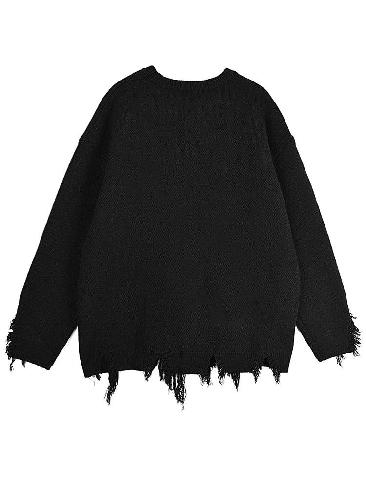 Xitao Свободные нерегулярные свитера с круглым вырезом, пуловеры GJ1119