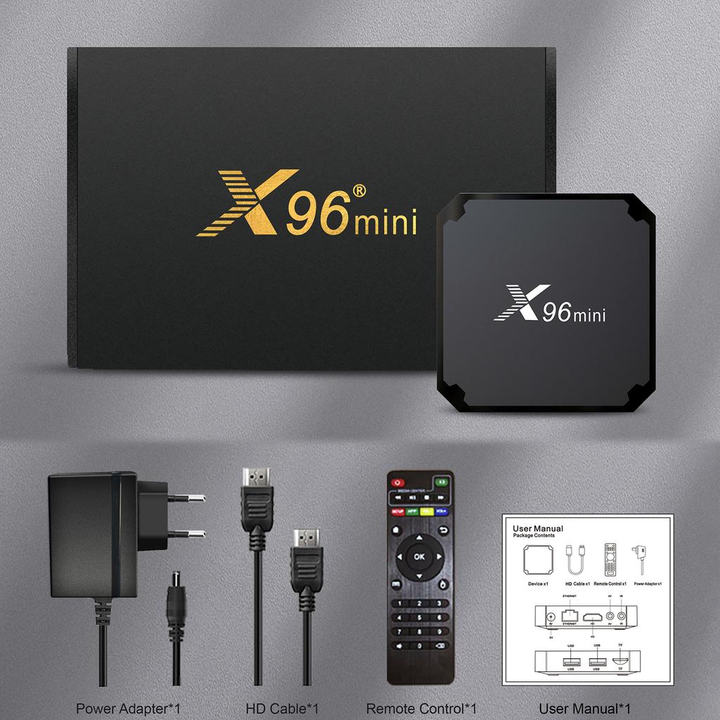 X96mini Android 11.0 Smart TV Box Amlogic S905W2 UHD 4K медиаплеер 2.4G/5.0G двухдиапазонный WiFi AV1