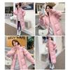Womens Long Puffer Coat With Hood White Duck Down Winter Warm Over-Knee Parka Cold Weather Commute