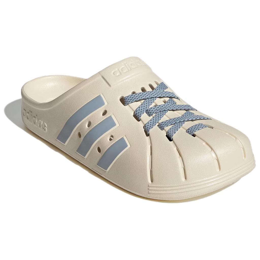 adidas Клоги ADILETTE Клоги из ЭВА Унисекс Бежевый Белый Синий JH9850